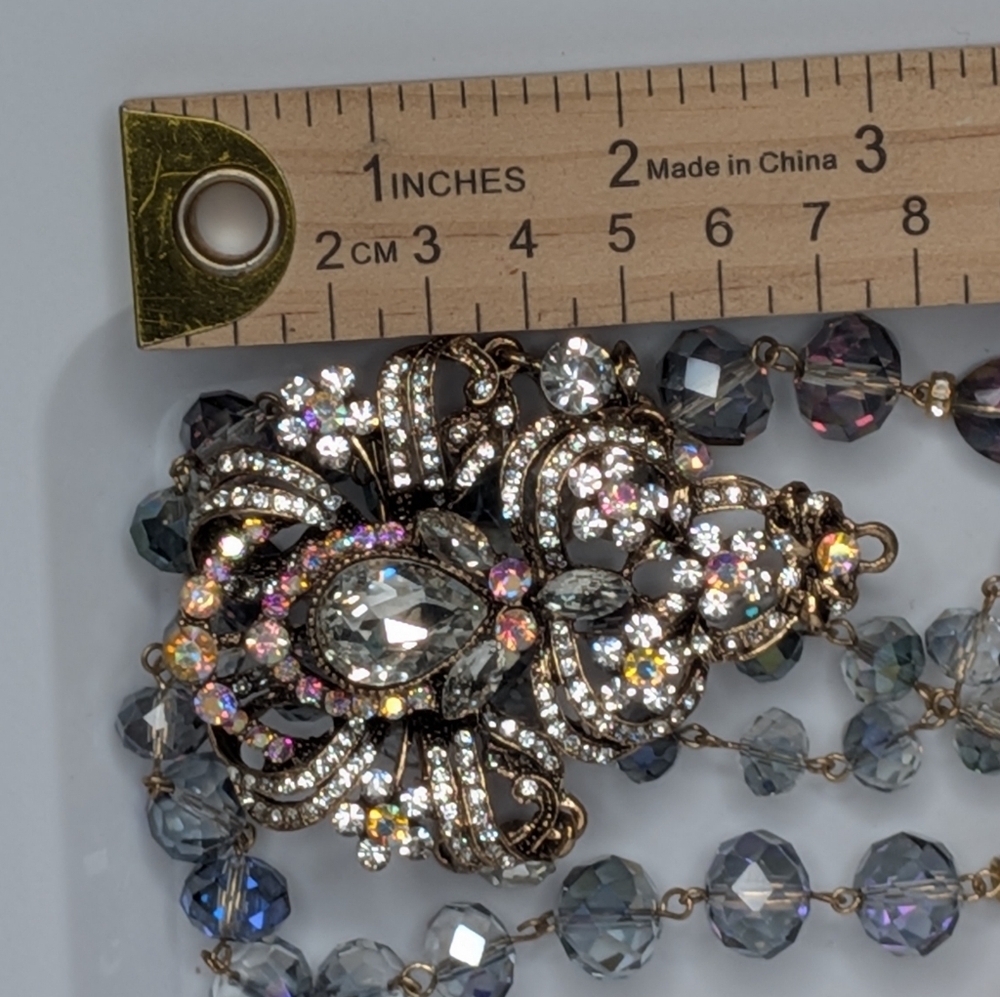 Vintage Modern Jewelry‎ Crystal Pearl Necklace Earrings Pendants Brooches Lot - Picture 16 of 16